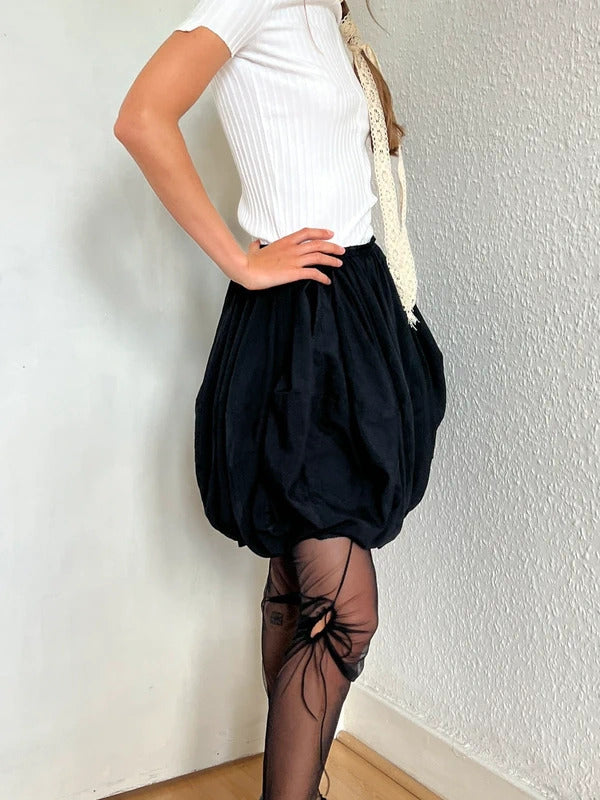 Comme des Garçons Black Puff Balloon Mini Skirt S Made in Japan