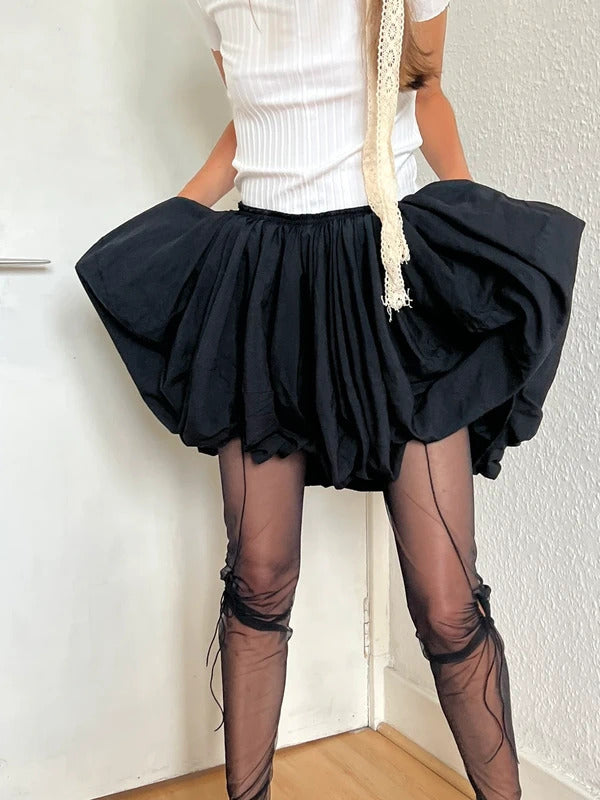 Comme des Garçons Black Puff Balloon Mini Skirt S Made in Japan