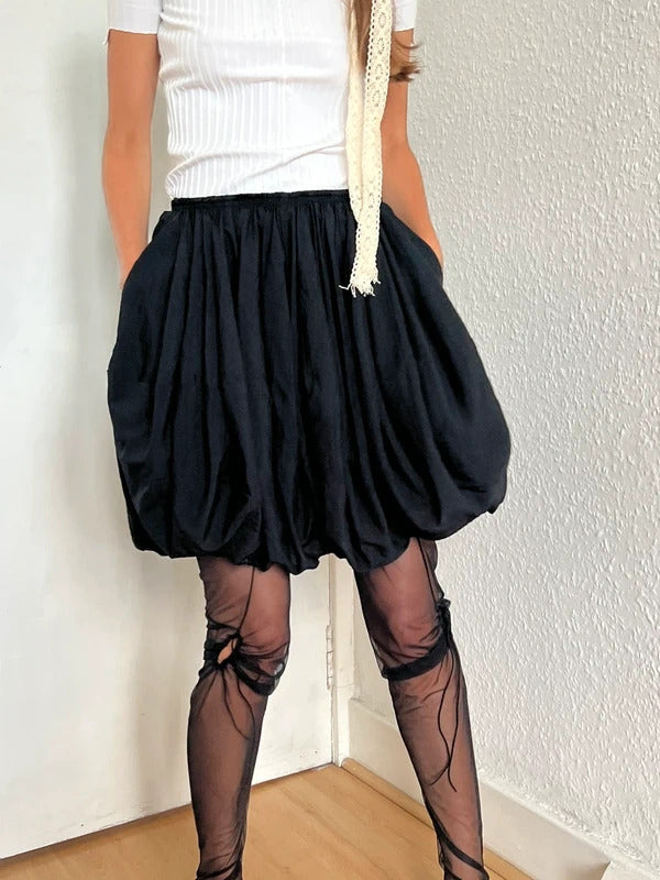 Comme des Garçons Black Puff Balloon Mini Skirt S Made in Japan