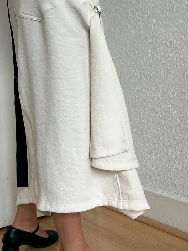 JW Anderson Asymmetric Draped Skirt – Ivory – UK8 / US4 / IT40 / S
