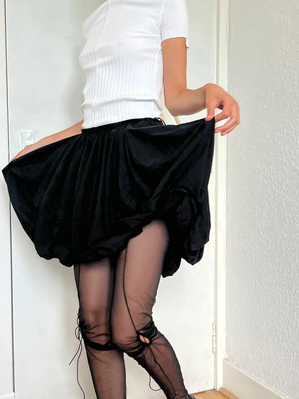 Comme des Garçons Black Puff Balloon Mini Skirt S Made in Japan