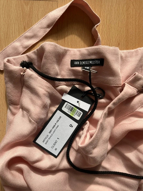 Ann Demeulemeester Asymmetric Midi Skirt FR38 / UK10 / US6 M Pink