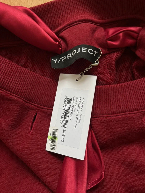 Y/Project Scarf Sweatshirt Size XS