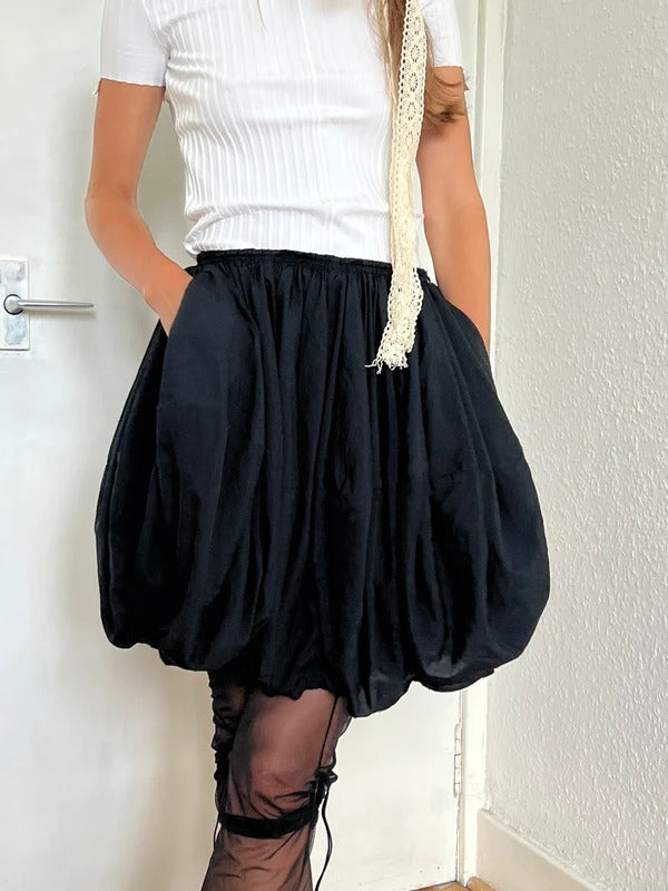 Comme des Garçons Black Puff Balloon Mini Skirt S Made in Japan