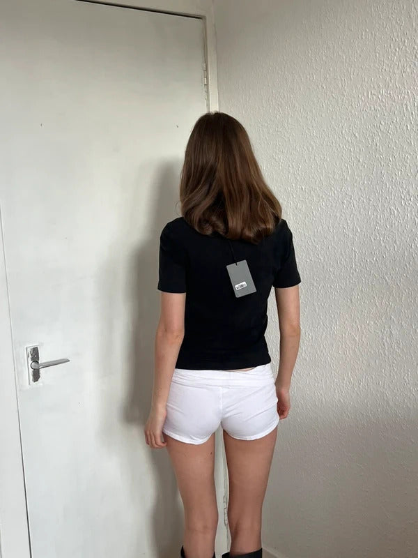 Balenciaga Eiffel Tower Polaroid Photo Print T-Shirt Black Size M Made in Portugal