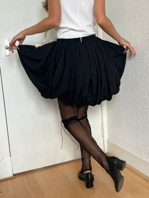 Comme des Garçons Black Puff Balloon Mini Skirt S Made in Japan