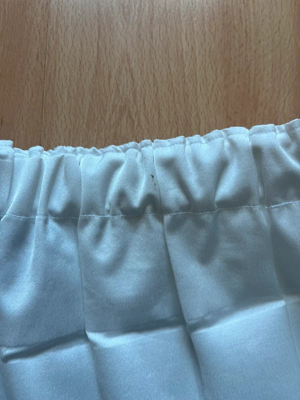 Coperni Satin Shorts – White – FR38 / US6 / UK10 / M