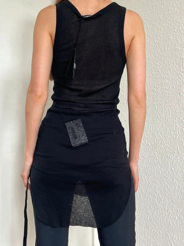 RRP€485 Ann Demeulemeester Tank Top FR36 US4 UK8 S Cashmere Blend Sleeveless